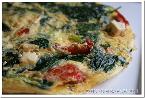 FETA, S.DRIED TOM. & SPINACH FRITTATA WHOLE© BUSOG! SARAP! 2011 FETA, S.DRIED TOM. & SPINACH FRITTATA WHOLE© BUSOG! SARAP! 2011