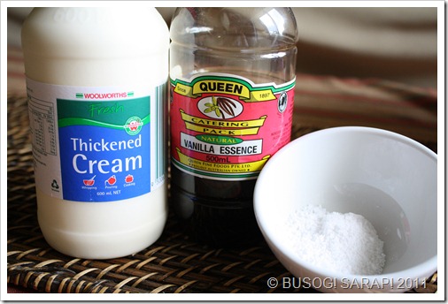 WHIPPED VANILLA CREAM INGREDIENTS© BUSOG! SARAP! 2011