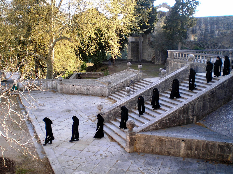 Tomar, Monges no convento de cristo