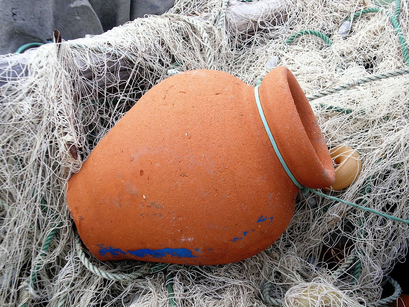 Potes de pesca ao polvo