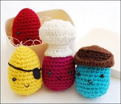 Crocheted Eggs 07