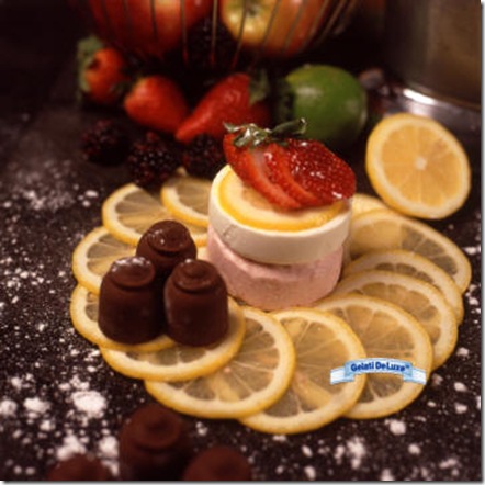 Lemon strawberry parfait