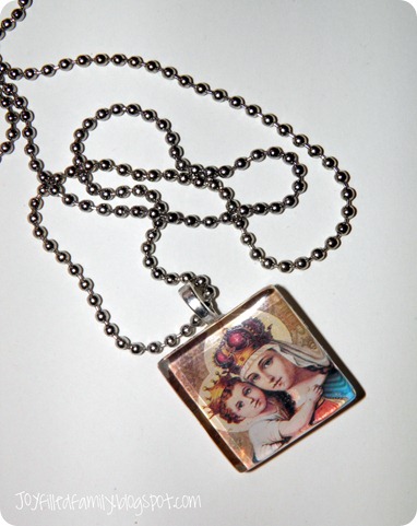 winner marian tile necklace JOY