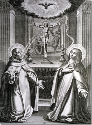 st-john-of-the-cross-and-st-theresa-of-avila-by-french-school