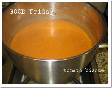 good friday bisque -christ's blood JOY