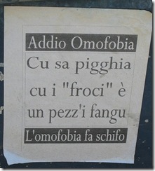 omofobia sicula