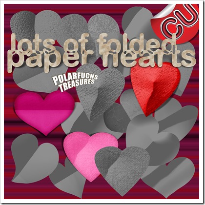 http://polarfuchs-treasures.blogspot.com/2009/09/sunday-cu-freebie-folded-paper-hearts.html