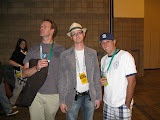 Adam, The Beer Connoisseur, and Jason posing outside the Ladies' Room