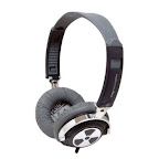 ifrogz EarPollution Nerve Pipe Headphones - Earlogo (Chrome/Black)