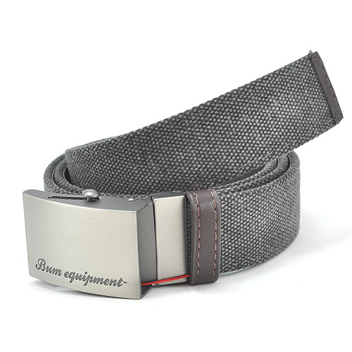 B.U.M. Equipment Canvas Belt - BEB034 (Grey)