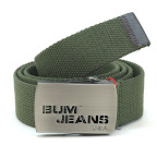 B.U.M. Equipment Canvas Belt  - BEB037 (Army Green)