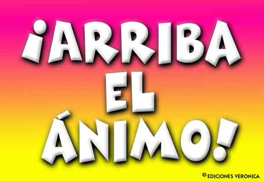 Resultado de imagen de frases arriba el animo