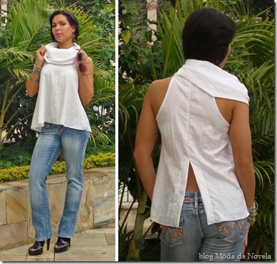 marca moda de novela - blusa maxigola branca estilo duda - 03