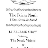 10/1/09: The Points North LP Release Show Flyer by Marsolais Press