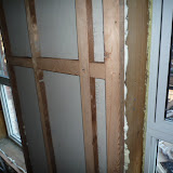 Green Show House - framing, stagerred studs