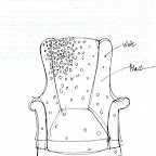 Original Drawing of Constellation Chair
