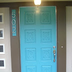 Turquoise Front Door