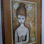 "Laurie" lithograph by Irving Amen