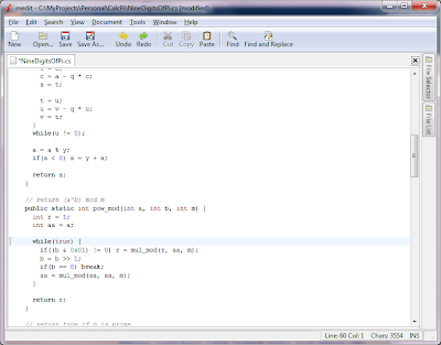 mEdit: Text Editor For Programmers