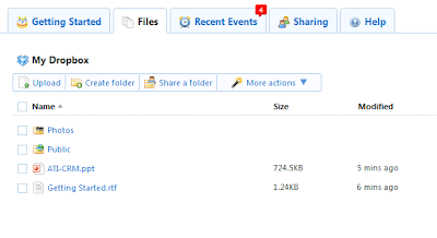 login to your Dropbox account to access all files that you shared