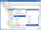 SQL 2005 Generate Scripts