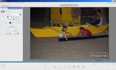 How add watermark on photos using Picasa 3, Custom