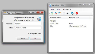 Quickly Hide or kill windows programs