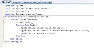 Converted VB.NET code from C#