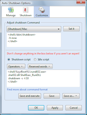 Auto Shutdown Custom Script Auto Shutdown Custom Script