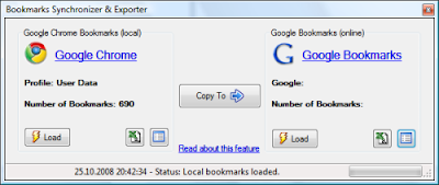 Google Chrome Backup Bookmarks manager