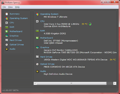 Speccy - Advanced System Information Tool Speccy - Advanced System Information Tool