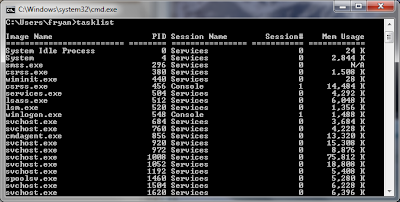 Kill a Process From the Command Prompt in Windows 7