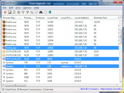 Check Which Application Is Connected To Internet With CurrPorts