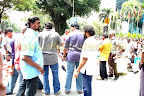 crowd getting assembled. crowd getting assembled.