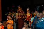 being led into the hall being led into the hall