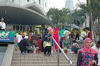 the enthuastic crowd