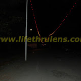road still empty at 6.50am