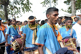 Urumi melam (traditional drum beat) group