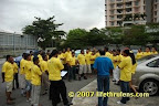 listening attentively
