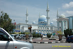 Blue Mosque from moving car Blue Mosque from moving car