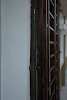 gap between sliding door grille and wall