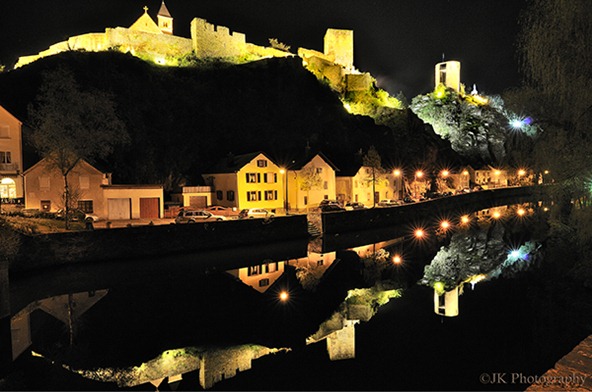 Esch sur Sure Castle at Night Esch sur Sure Castle at Night