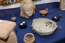 Restos arqueológicos hallados en las excavaciones