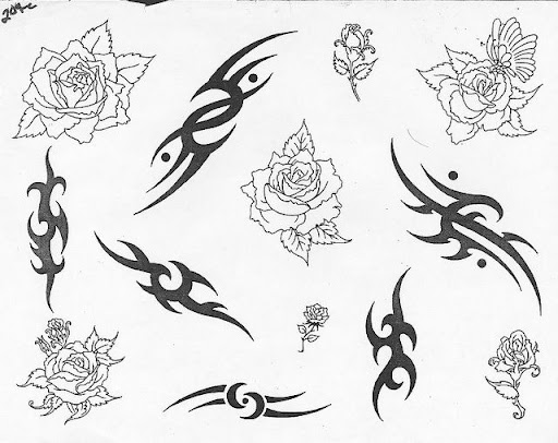 rose tattoo design