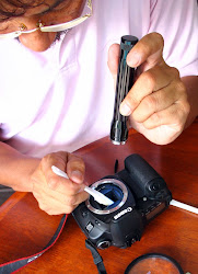 limpiar el sensor de la cámara