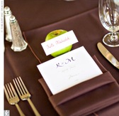 brown table