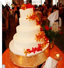 orange & red cake