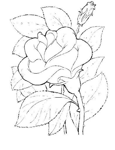 flores para colorear grandes