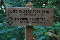 Trailhead Marker for Rainbow Town Trail Photo
