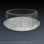 Model : 9"Cake Top(PET) & Btm (PS White).....Dimension : Ø225 X H80mm(top).....Dimension : Ø235 X H12.2mm(btm).....Packing Spec : 100sets/bag